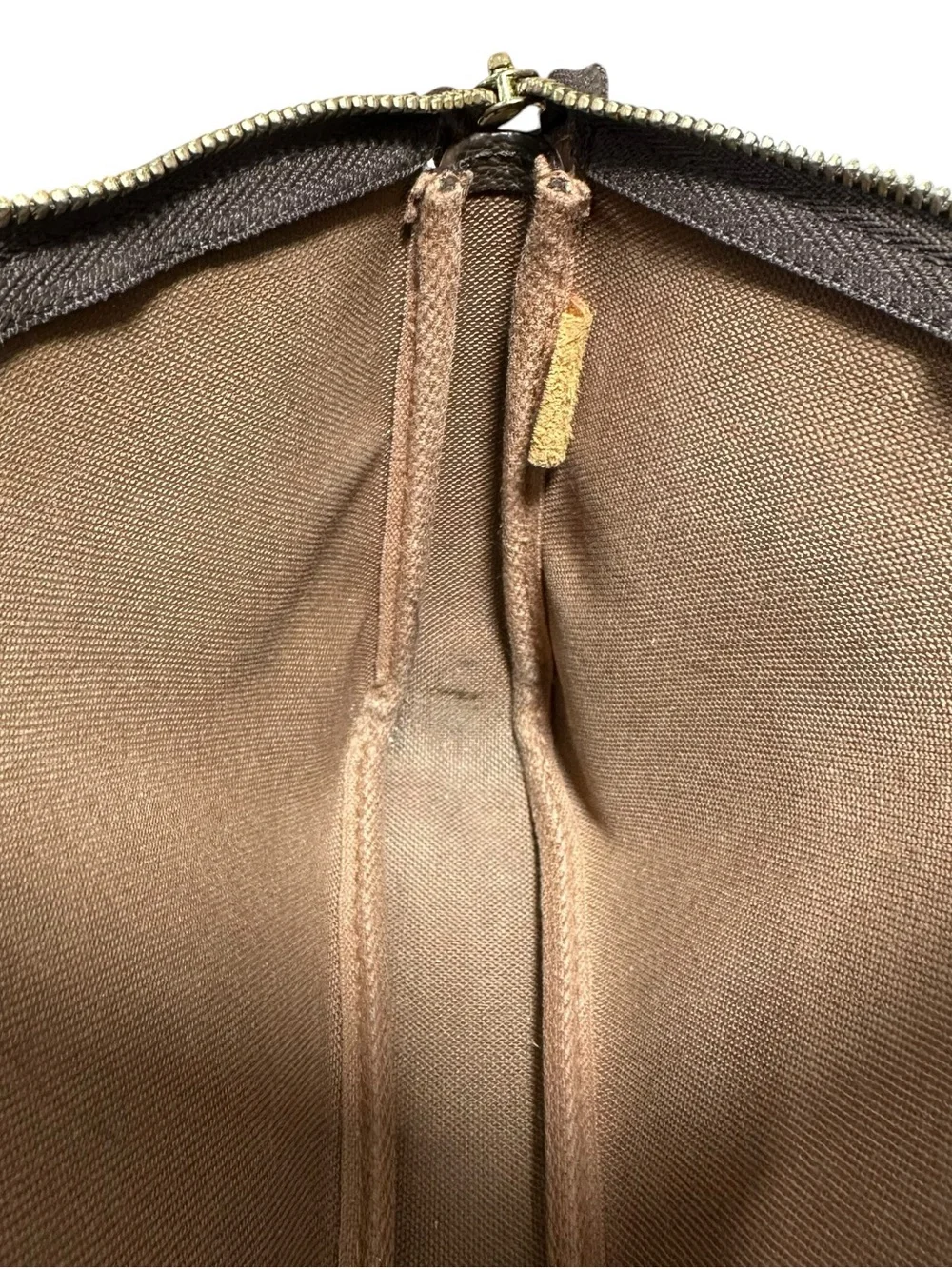 Louis Vuitton Monogram Canvas & Vachetta Leather Pochette Mini Bag with Dust Bag